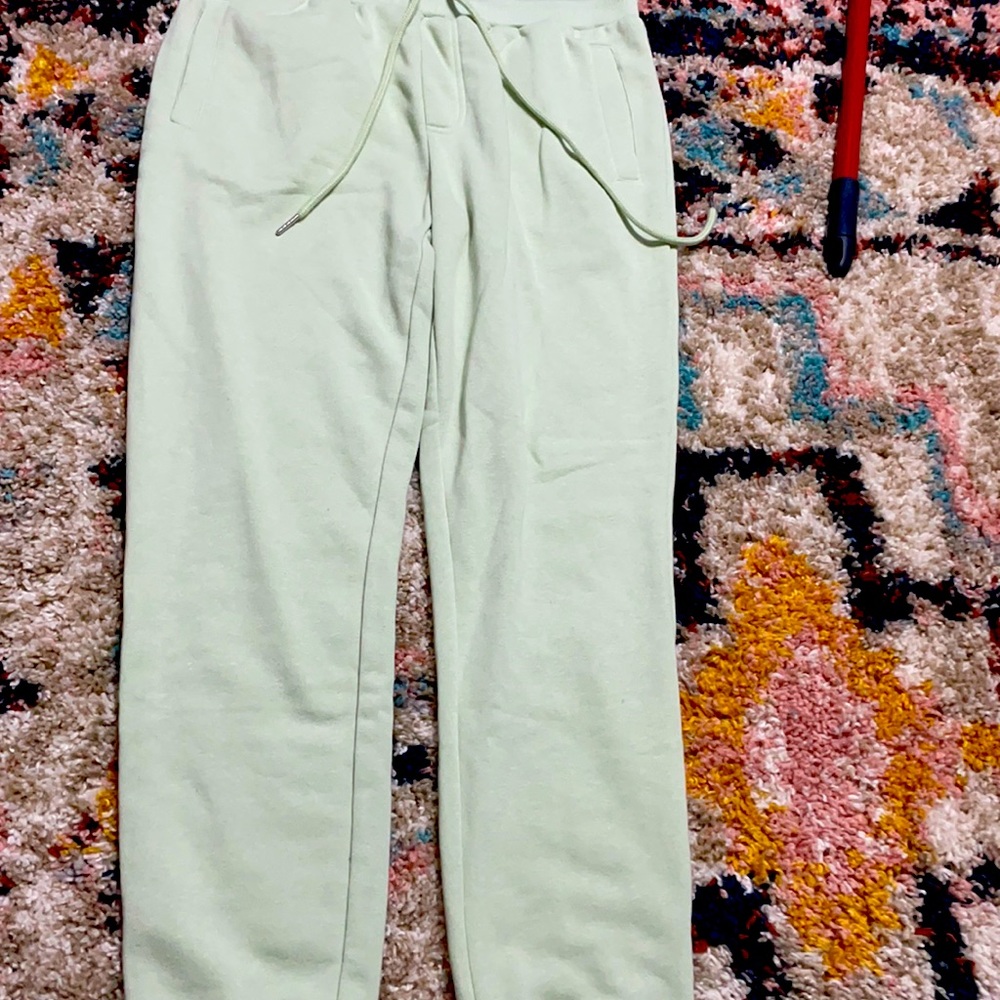 sage green sweatpants
